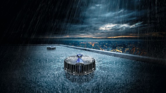 Geberit PE Rohrleitungssystem für die Dachentwässerung